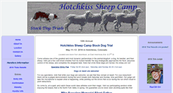 Desktop Screenshot of hotchkissdogtrials.com